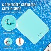 AMERLIFE Inflatable Floating Dock with Non-Slip Surface, Detachable Ladder - 3 of 4