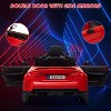 12V Kids Electric Ride-On Sports Car with Remote Control, 3 Speeds, LED Lights, Opening Doors, Battery Powered Toy Car for Toddlers Ages 3-7 - 4 of 4