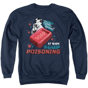 Men's A Christmas Story It Was Soap Poisoning Crewneck Sweatshirt - 1 of 4