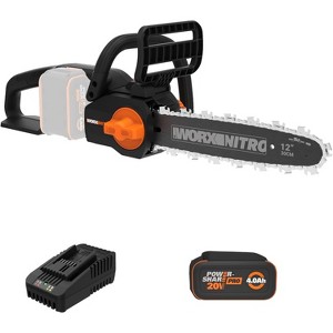 Worx Nitro WG350 20V Brushless 12" Cordless Chainsaw - 1 of 4