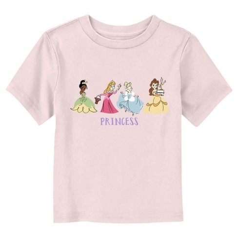 Disney Cute Princess  T-Shirt - Light Pink - 3T - image 1 of 3