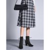 Perphy Women's Pointy Toe Lace Up Block Heel Ankle Boots - 2 of 4