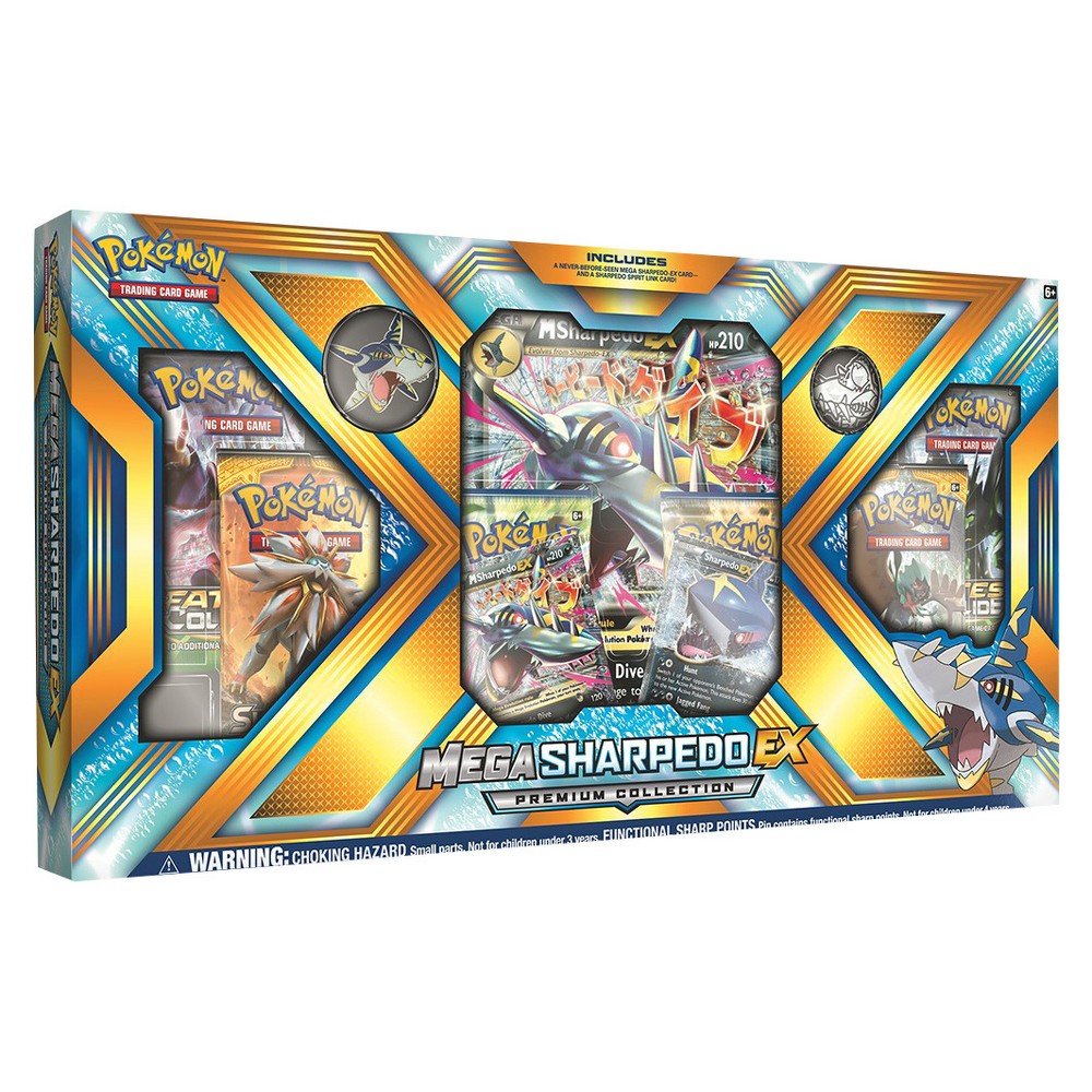 UPC 097712535289 - Pokmon TCG: Mega Sharpedo EX Premium Collection Box ...