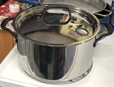 Kitchenaid 3-ply Base Stainless Steel 8qt Stockpot With Lid : Target