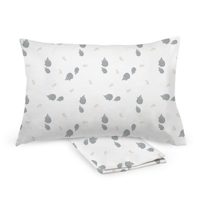BreathableBaby Cotton Percale Pillowcase, For 13" x 18" Toddler Pillow (2-Pack)