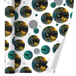 Wizard Of Oz Wicked Witch Character Gift Wrap 30" x 72" - 1 of 4