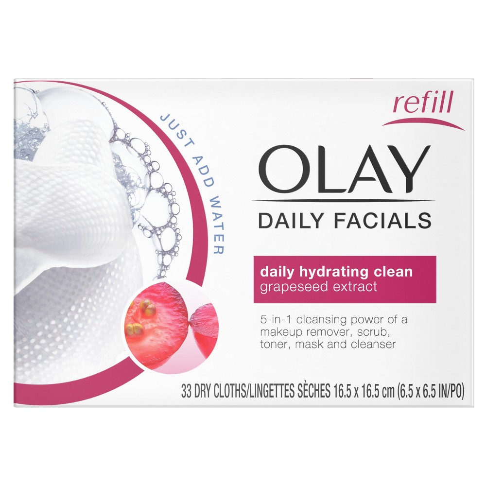 UPC 075609041273 product image for Olay Daily Hydrating Cleansing Cloth with Grapeseed Extract Makeup Remover Facia | upcitemdb.com