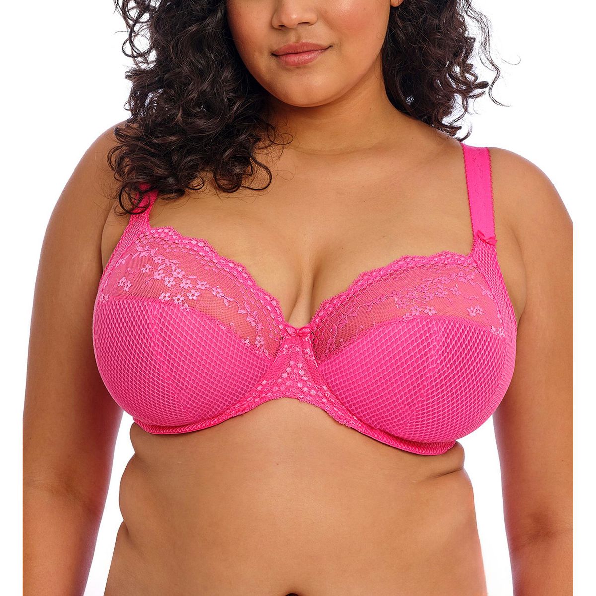 Elomi Women's Charley Banded Stretch Lace Plunge Underwire Bra