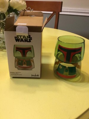 JoyJolt Star Wars Stackable Character Collection Boba Fett Stackable Glasses - 8 oz