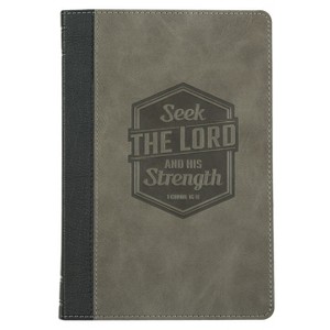 Journal Classic Gray Seek the Lord 1 Chron. 6:11 - (Leather Bound) - 1 of 1