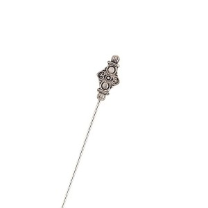 Anna-Kaci Women's Vintage Inspired Hat Pin 8 Inch Long Stick Lapel Pins - 1 of 4