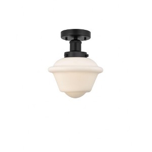 Oxford - 1 Light Semi-Flush Mount In Industrial Style-8.25 Inches Tall and 6.5 Inches Wide - 1 of 1