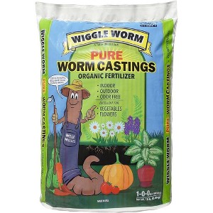 100% Pure Organic Worm Castings Fertilizer, 15-Pounds - Improves Soil Fertility and Aeration - 1 of 4
