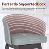 360 Degree Swivel Bar Stools, Counter Height Barstools, Modern Upholstered Bar Stools 2 pack - 4 of 4