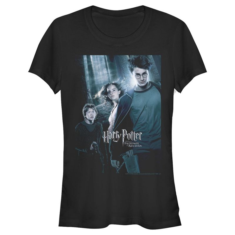Juniors Womens Harry Potter Prisoner of Azkaban Poster T-Shirt, 1 of 4