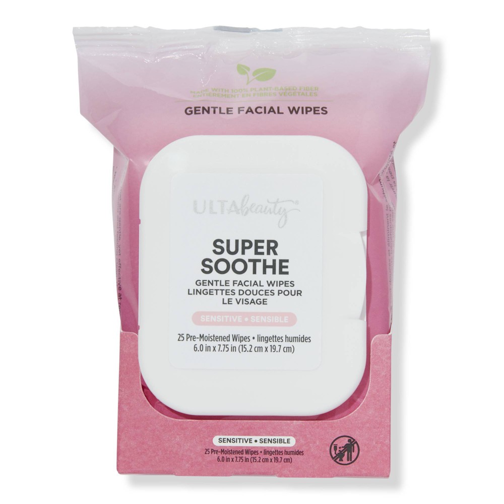 Photos - Soap / Hand Sanitiser Ulta Beauty Collection Super Soothe Gentle Facial Wipes - 25ct - Ulta Beau