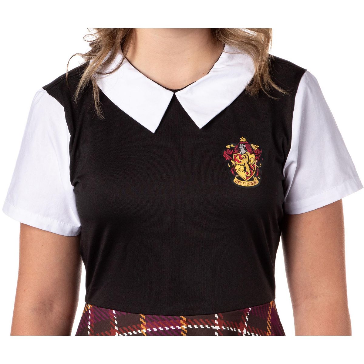 Harry Potter Juniors Costume Dress Plaid Skirt, All 4 Houses Available - thumbnail 2