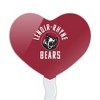 Lenoir-Rhyne University Bears Logo Heart Love Cupcake Picks Toppers Decoration Set of 6 - 2 of 4