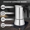 GOTGELIF Hot New Stainless Steel Moka Pot Coffee Maker For Coffee Lovers - 2 of 4