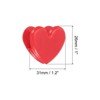 Unique Bargains Multifunctional Office Photo Paper Heart Bag Clip 10 Pcs - 2 of 4