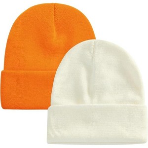 MSDC 1&2 Pack Beanie for Men Women Slouchy Beanie Hats Winter Knit Caps Soft Ski Hat Unisex - 1 of 4