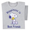 Collections Etc Happiness Is Best Friends T-shirt - 2 of 4