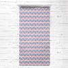 Bacati - Emma Large Triangles Coral Navy Muslin 3 pc Toddler Bed Sheet Set - 2 of 4