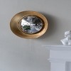 GlasFlength Decorative Wall Mirrors Wall Art Wall Mirror Classic Mirror Decorative Circle Mirror Vanity Mirror for Living Room, Gold, 18.7"*3.9"*18.7" - 2 of 4