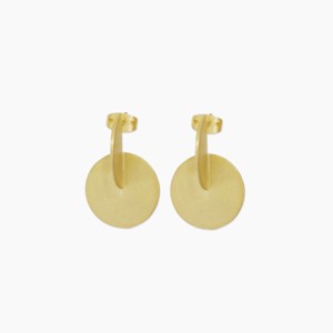 sanctuaire 3D Geo Shape Earrings Gold - 1 of 3