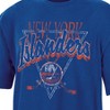 NHL New York Islanders Women's Short Sleeve Dark Fashion T-Shirt - 3 of 3