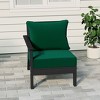 WestinTrends  Avalon Outdoor Patio HDPE Left Arm Facing Sectional Corner Club Chair with Patio Cushions - 2 of 4