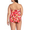 Lands' End Women's Slender Bandeau U-Wire Tankini Swimsuit Top - 2 of 4