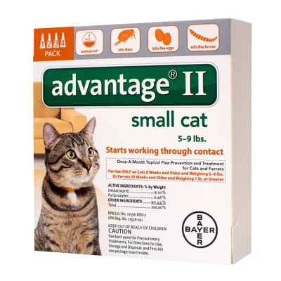 Bayer Advantage II Topical Flea Prevention and Treatment - Small Cats - 4ct