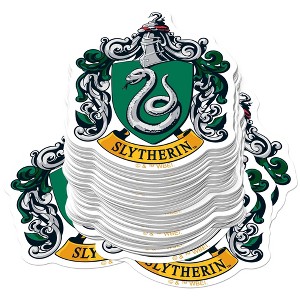 Harry Potter Slytherin Crest 100ct Vinyl Large Deluxe Stickers Variety Pack - 1 of 4