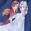 PATPAT Disney Frozen Toddler Girl Ipc Elsa Lace Bowknot Mesh Long-sleeve Dress - 3 of 4