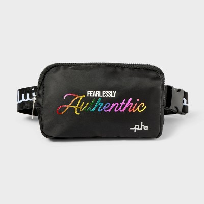 Pride Adult PHLUID Project Authentic Capsule Fanny Pack Crossbody Bag - Black