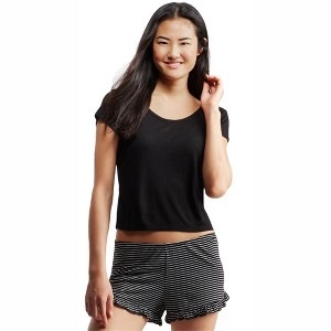 Aeropostale Womens Double Scoop Pajama Sleep T-shirt - 1 of 1