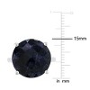 EVERLY JEWELRY | Sterling Silver 14 CT TGW Dyed Sapphire Solitaire Ring - 4 of 4