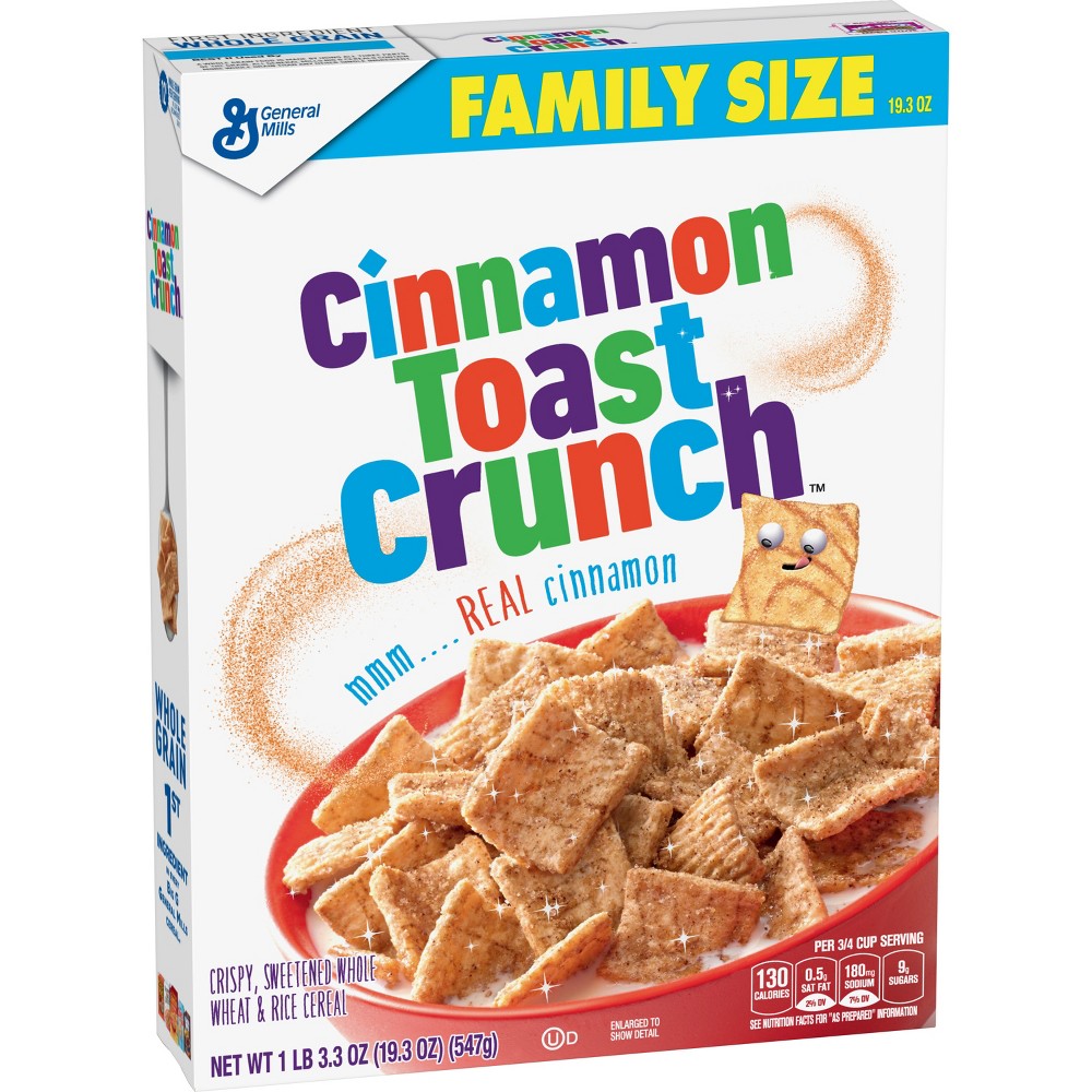 UPC 016000122536 product image for Cinnamon Toast Crunch Cereal - 19.3oz - General Mills | upcitemdb.com
