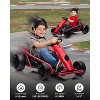 Jojoka 24V 9Ah Kids Ride On Go Kart Toy,High Speed 8.1MPH Drifting Car with 2x300W Motors - 2 of 4