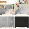 Giant Bean Bag Chair, Faux Fur Bean Bag Couch, Bean Bag Chair for Adults, Lazy Sofa Floor Sofa w Handle, Bean Bag for Gaming&Reading - 2 of 4