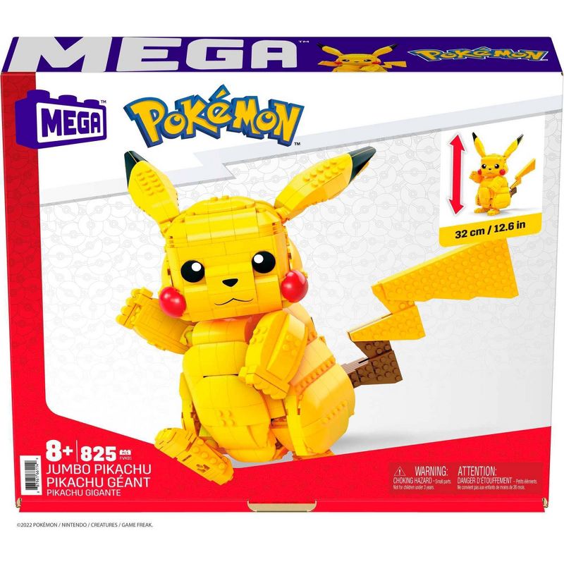 MEGA Pok&#233;mon Jumbo Pikachu Building Set - 825pcs, 5 of 7