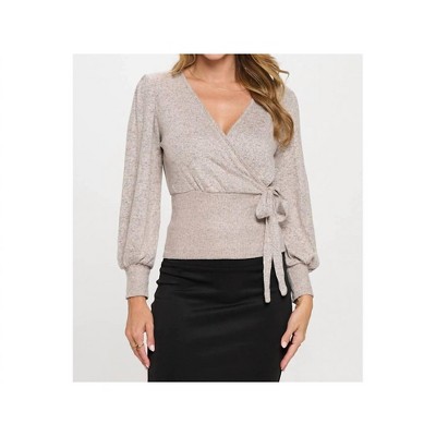 Women's Side Tie Wrap Top - PerSeption Concept