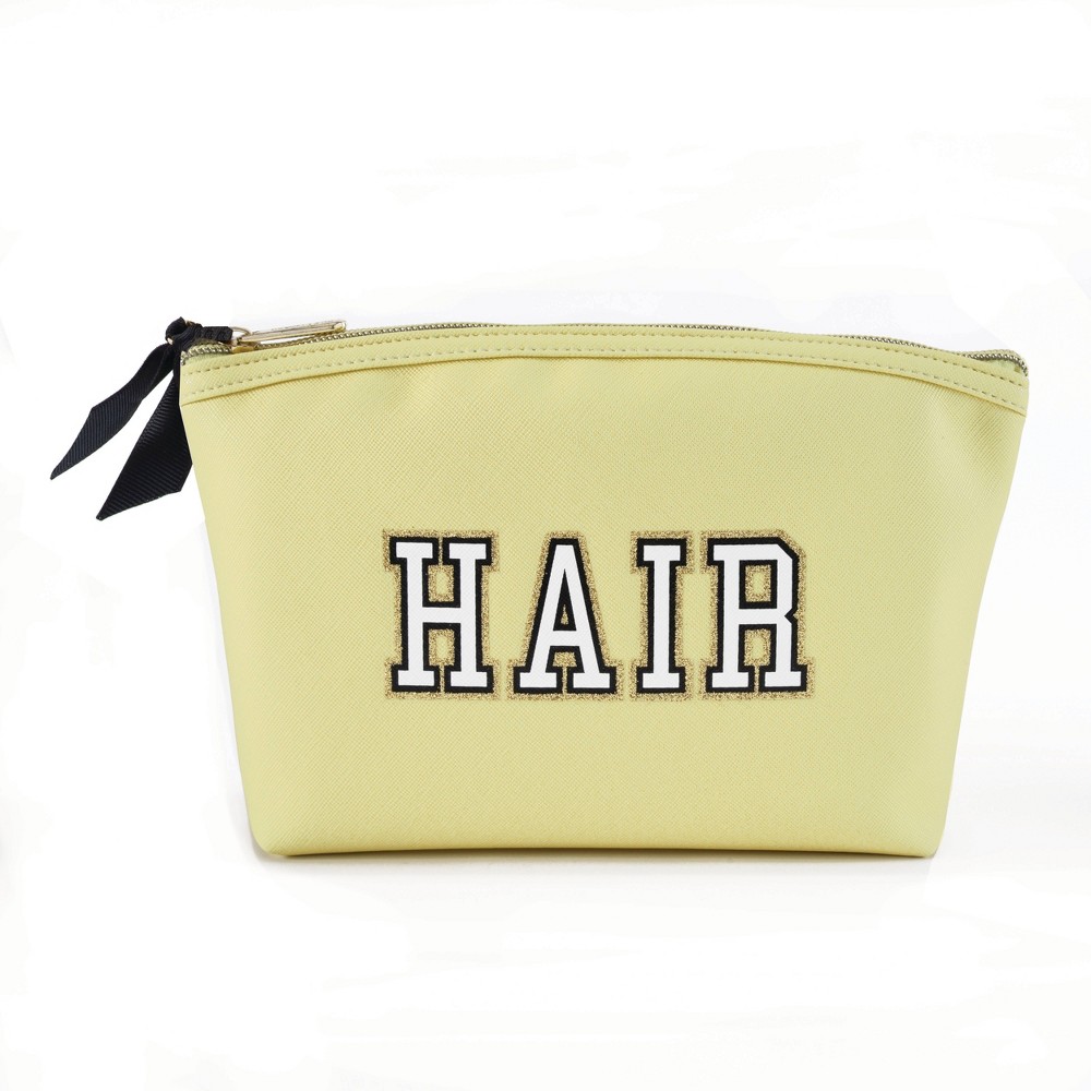 Ruby+Cash Dome Makeup Pouch - Hair Yellow