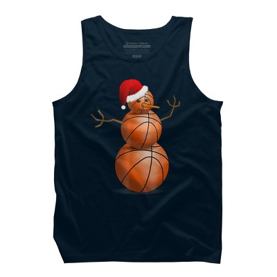 Men's Design By Humans Christmas Basketball By NekoShop Tank Top