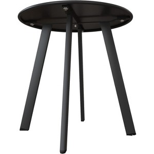 Senpuki Versatile Indoor & Outdoor End Table - 18" Round Side Table , UV & Rust Resistant Finish - 1 of 4
