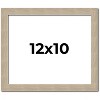 PosterPalooza | 12x10 Thin Barnwood Picture Frame, UV Acrylic, 2 Finishes - Grey and Black - 2 of 4