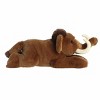 Aurora Large Wynn Woolly Mammoth Flopsie Adorable Stuffed Animal Brown 14" - 3 of 4