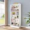 NicBex Wood Bookshelf with Storage Display Shelves Bookcases for Living Room Home Office - 3 of 4