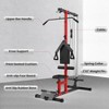 Whizmax Floor Mounted LAT Pulldown Machine, LAT Power Cable Machine with High and Low Pulley Station, Tricep Machine with Adjustable Leg Support, Row Cable Machine Home Gym, Smith Machine for Back Extension - 2 of 4